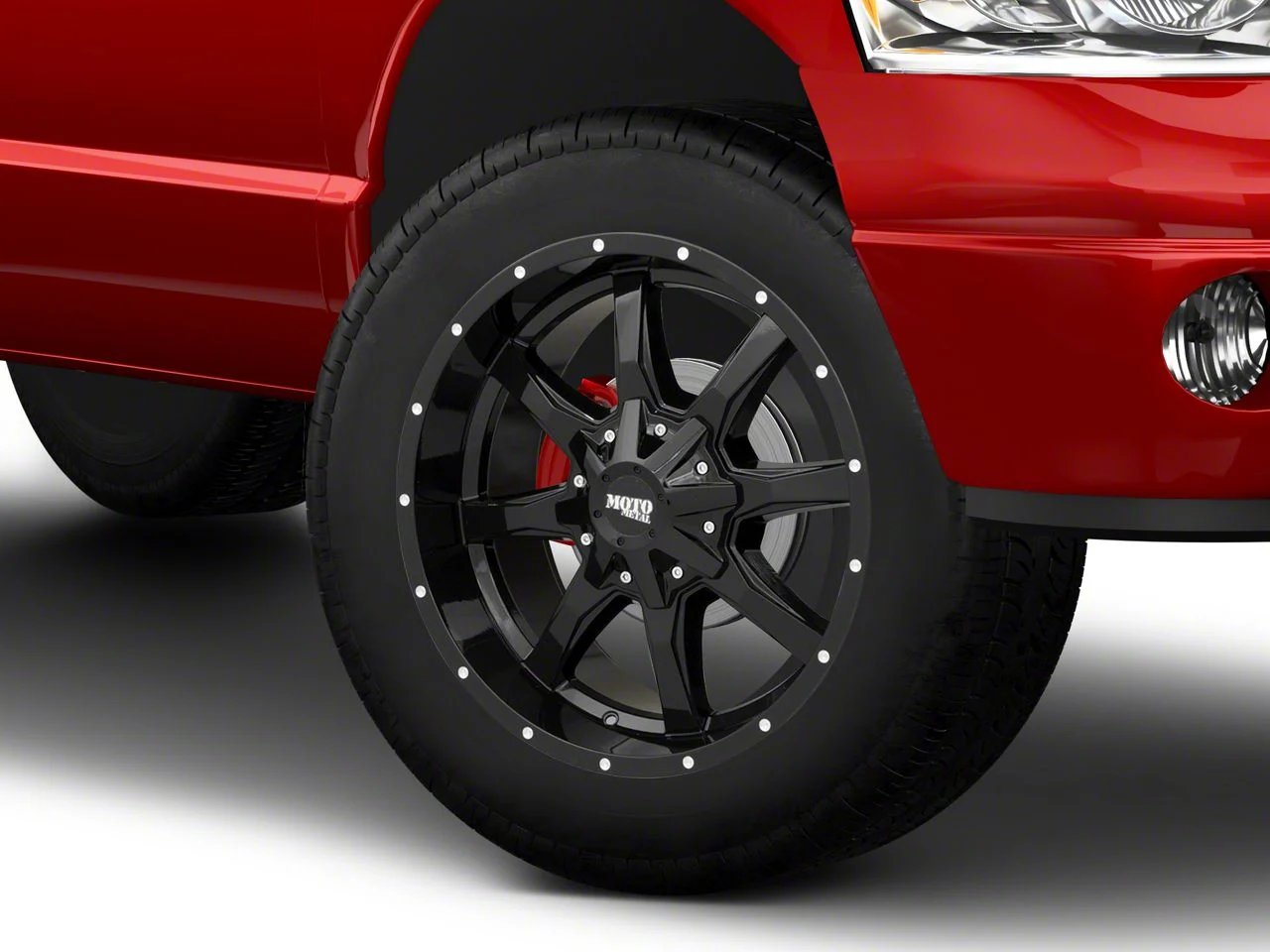 Moto Metal MO970 Gloss Black Milled 8-Lug Wheel; 20x10; -24mm Offset (03-09 RAM 2500)