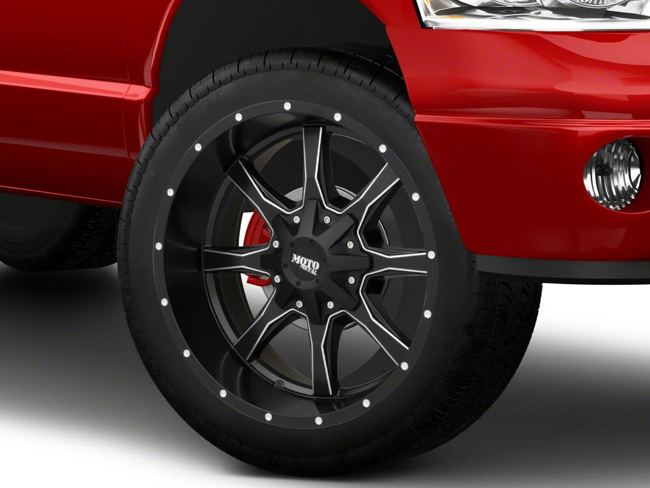 Moto Metal MO970 Satin Black Milled 8-Lug Wheel; 22x12; -44mm Offset (03-09 RAM 2500)