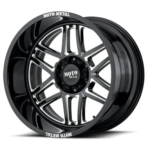Moto Metal MO992 Gloss Black Milled 6-Lug Wheel; 20x10; -18mm Offset (07-14 Yukon)