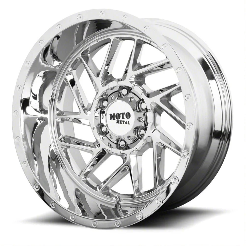 Moto Metal MO985 Breakout Chrome 8-Lug Wheel; 20x12; -44mm Offset (10-18 RAM 3500 SRW)