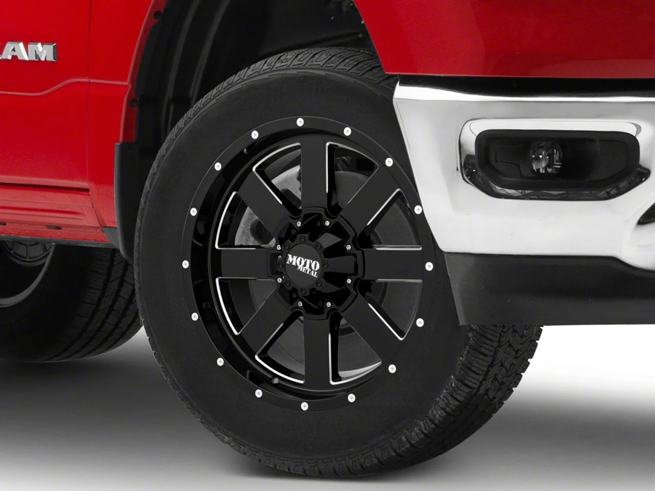 Moto Metal MO962 Gloss Black Milled 6-Lug Wheel; 20x9; 0mm Offset (19-26 RAM 1500)
