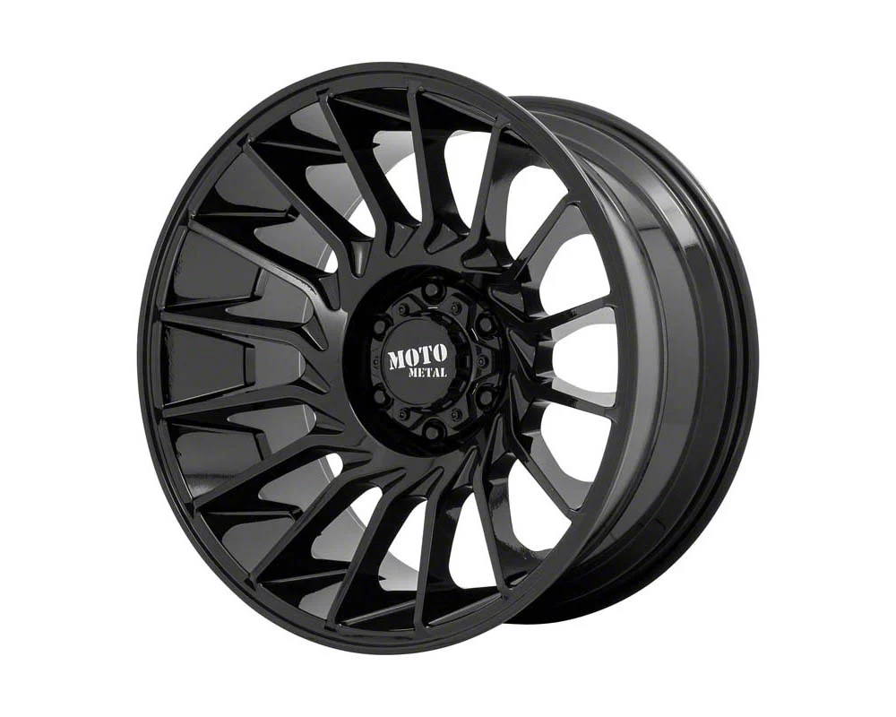 Moto Metal MO807 Gloss Black 8-Lug Wheel; 22x12; -44mm Offset (07-10 Silverado 2500 HD)