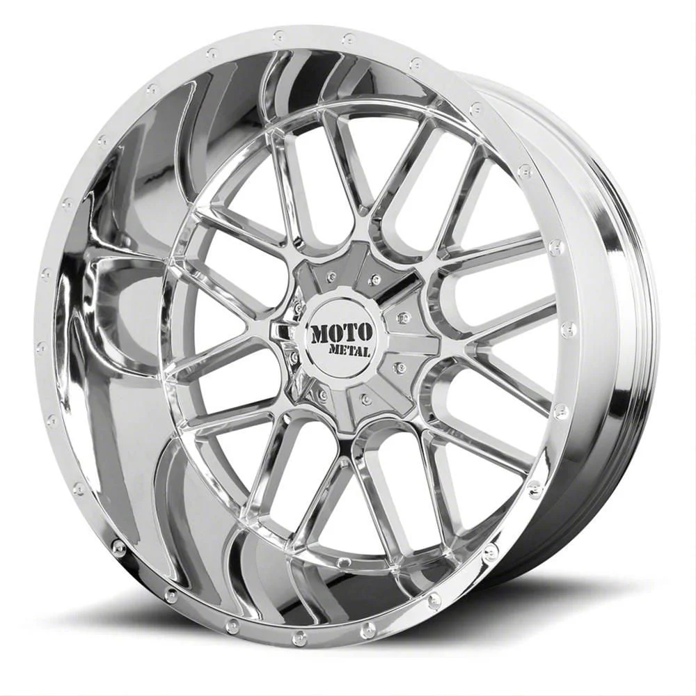 Moto Metal MO986 Siege Chrome 8-Lug Wheel; 20x12; -44mm Offset (07-10 Silverado 2500 HD)