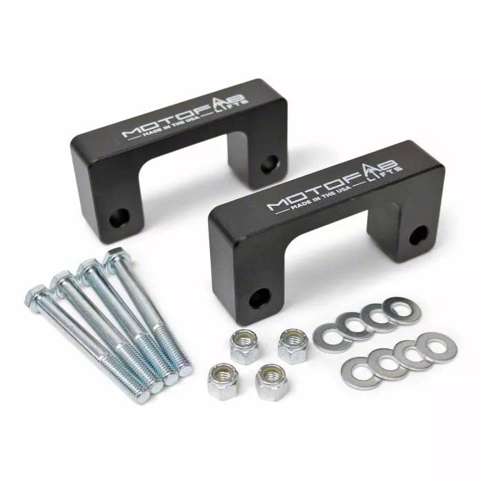 MotoFab 2-Inch Front Leveling Lift Kit (07-18 4WD Sierra 1500; 07-26 2WD Sierra 1500)