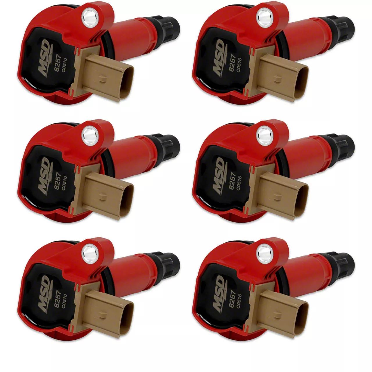 MSD Coil Packs; Red (11-14 3.5L EcoBoost F-150)