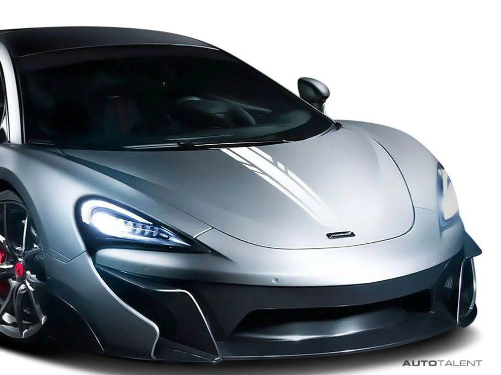 Vorsteiner Aero Front Bumper w/ Front Splitter Carbon Fiber PP 2x2 Glossy MCLAREN 570S 570-VX PROGRAM