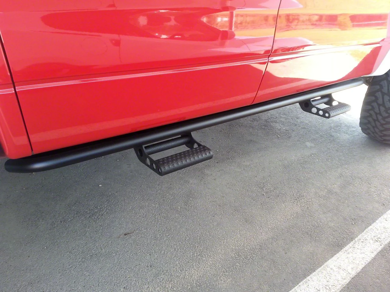 N-Fab Cab Length RKR Side Rails; Textured Black (09-14 F-150 SuperCrew, Excluding Raptor)