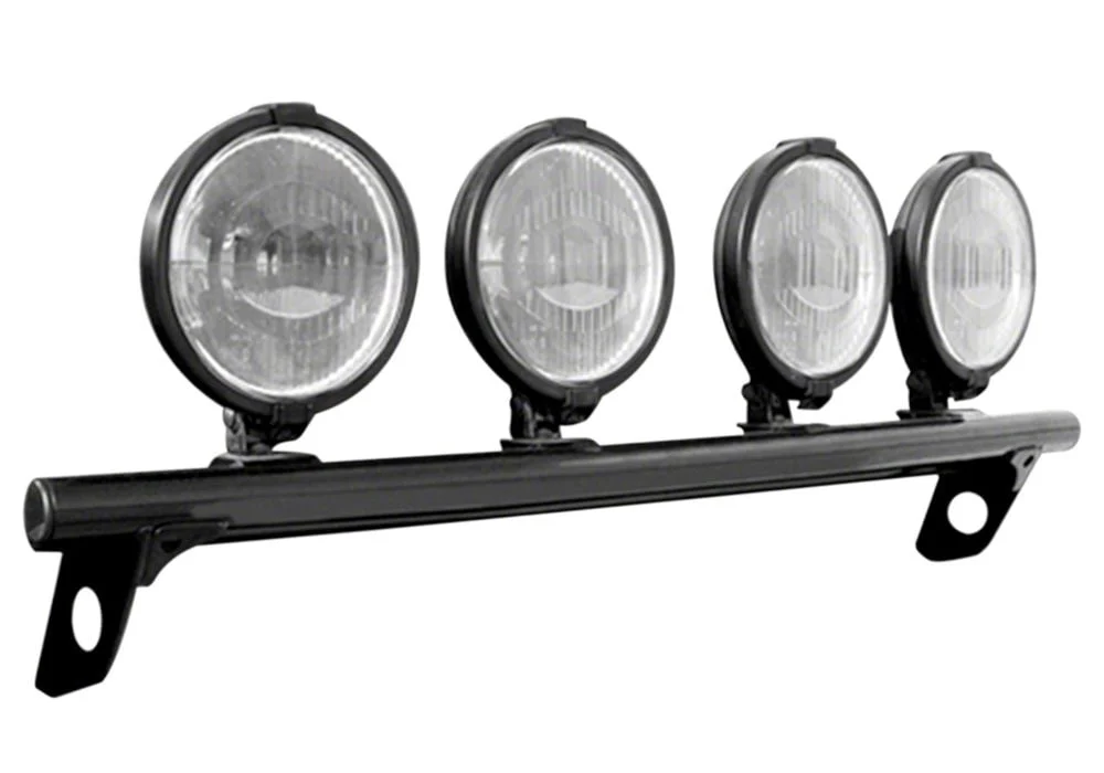 N-Fab Front Light Mount Bar; Gloss Black (17-20 F-150 Raptor)