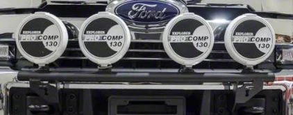N-Fab Front Light Mount Bar; Textured Black (17-20 F-150 Raptor)