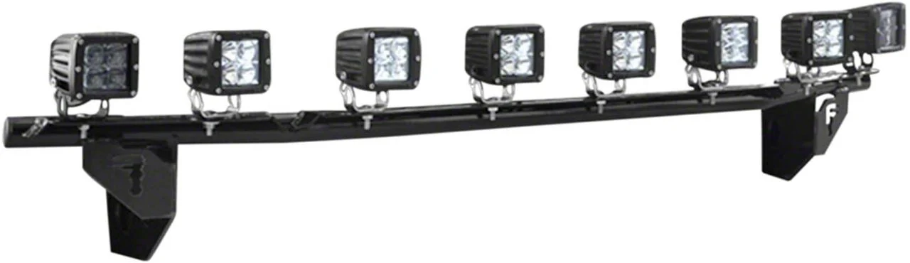 N-Fab Front Light Mount Bar with Multi-Mount; Textured Black (17-26 F-350 Super Duty)