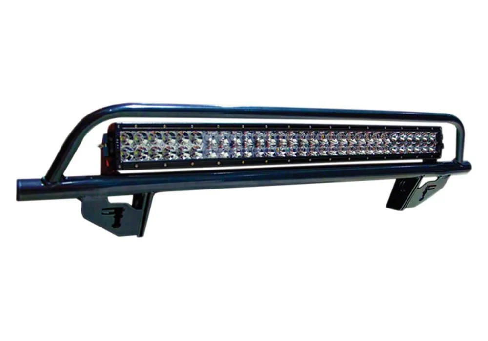 N-Fab O.R. Series Front Light Mount Bar with Multi-Mount; Gloss Black (17-26 F-350 Super Duty)