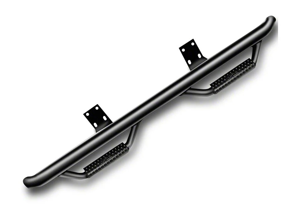 N-Fab Cab Length Nerf Side Step Bars; Textured Black (11-16 F-250 Super Duty SuperCrew)