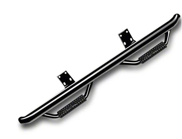 N-Fab Cab Length Nerf Side Step Bars; Gloss Black (04-08 F-150 SuperCab)