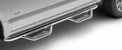 N-Fab Cab Length Podium Nerf Side Step Bars; Polished Stainless (14-18 Silverado 1500 Double Cab)