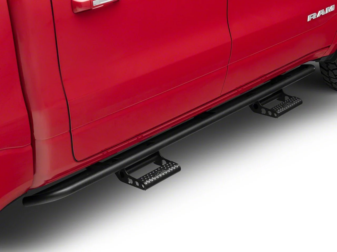 N-Fab Cab Length RKR Side Rails; Textured Black (19-26 RAM 1500 Crew Cab)