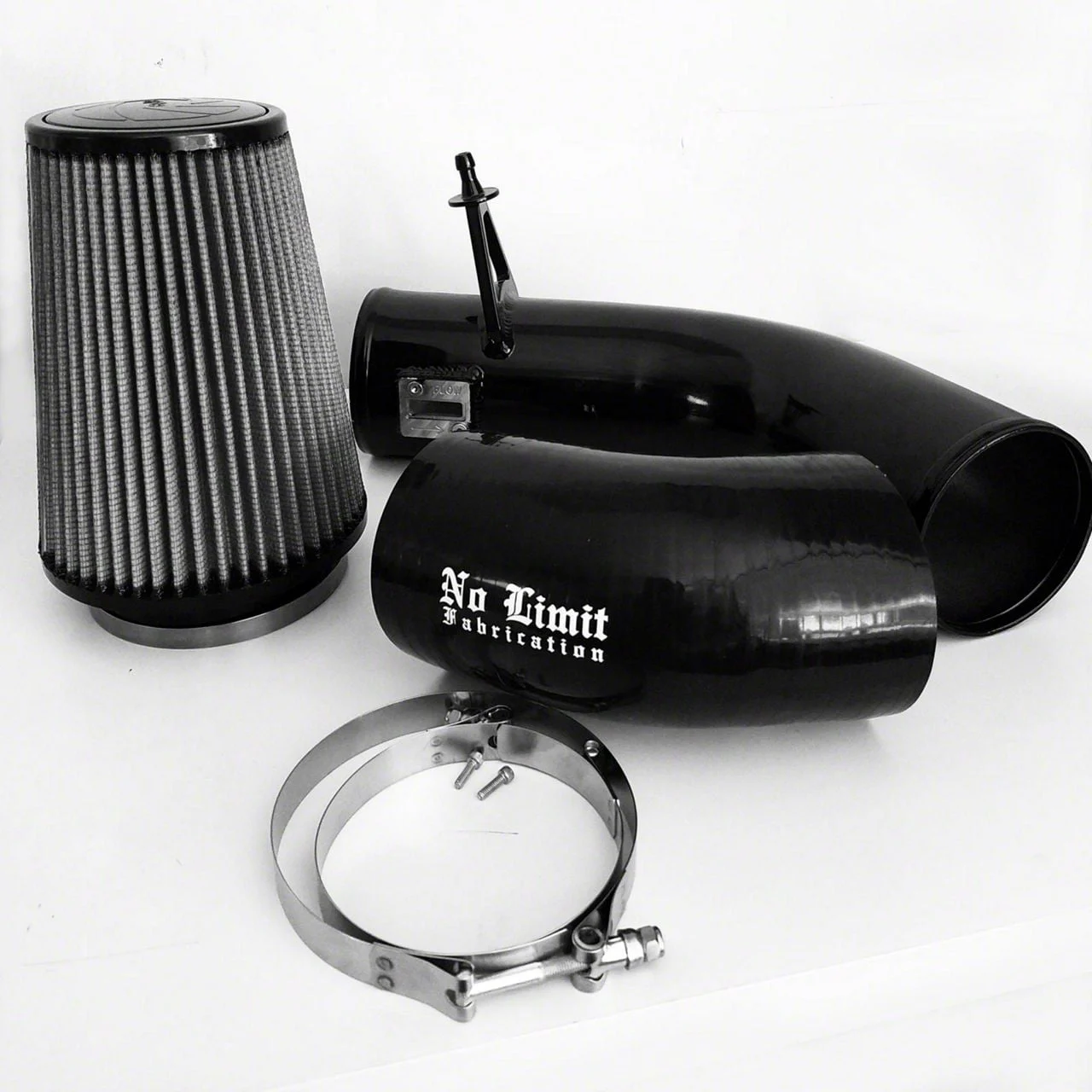 Cold Air Intake with Pro DRY S Filter; Black (17-19 6.7L Powerstroke F-350 Super Duty)
