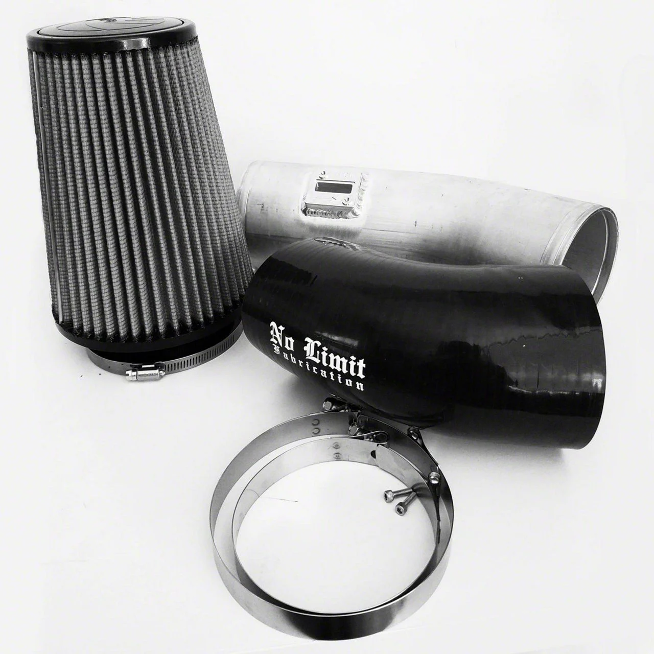 Stage 1 Cold Air Intake with Pro DRY S Filter; Black (11-16 6.7L Powerstroke F-350 Super Duty)