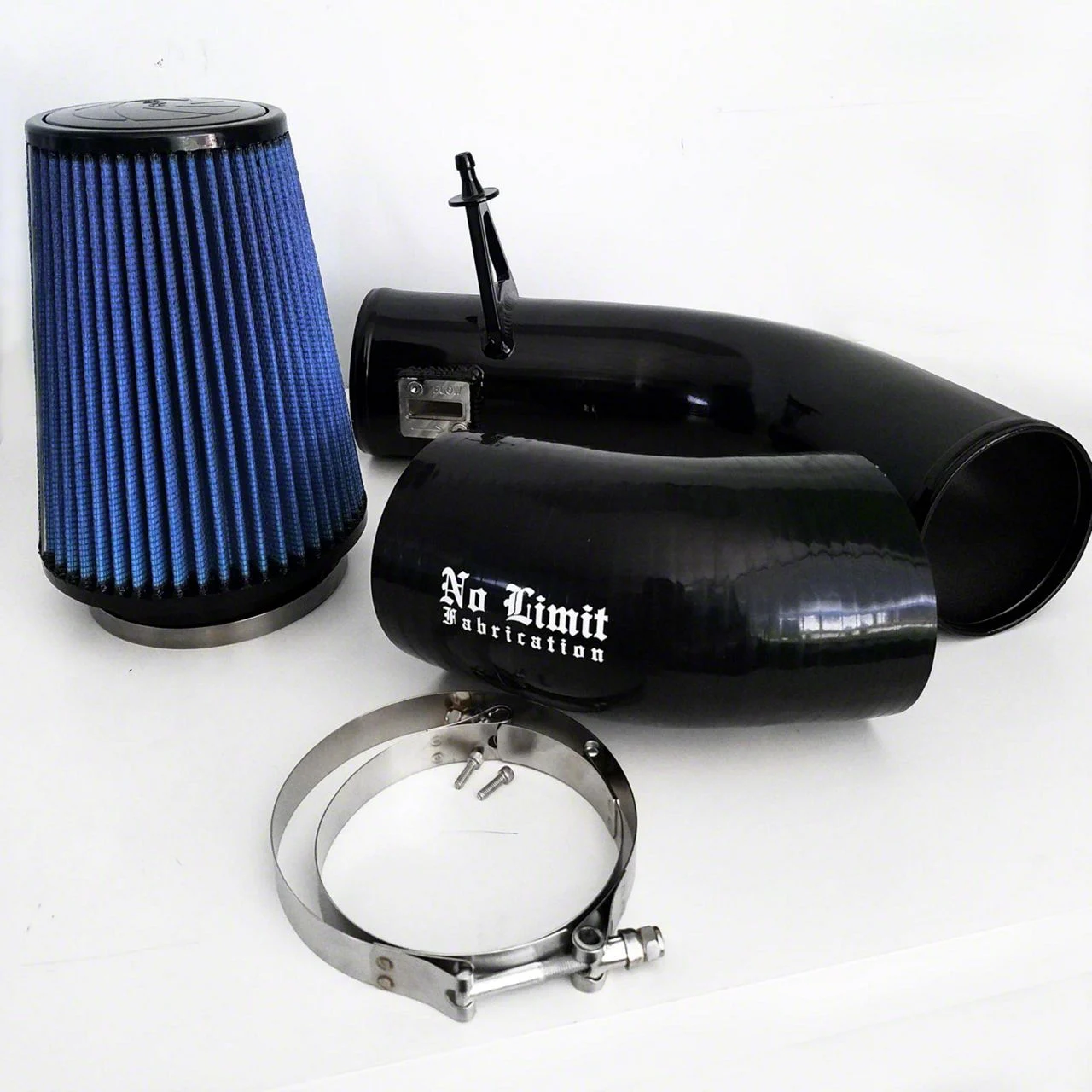 Cold Air Intake with Pro 5R Oiled Filter; Black (17-19 6.7L Powerstroke F-250 Super Duty)