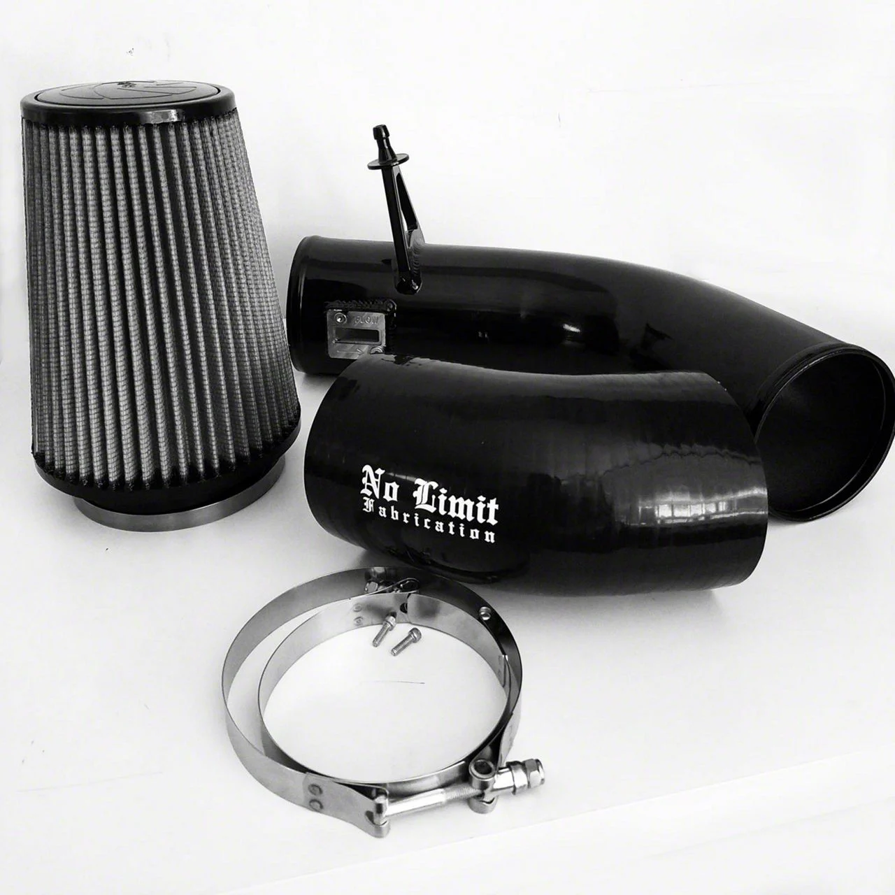 Cold Air Intake with Pro DRY S Filter; Black (17-19 6.7L Powerstroke F-250 Super Duty)