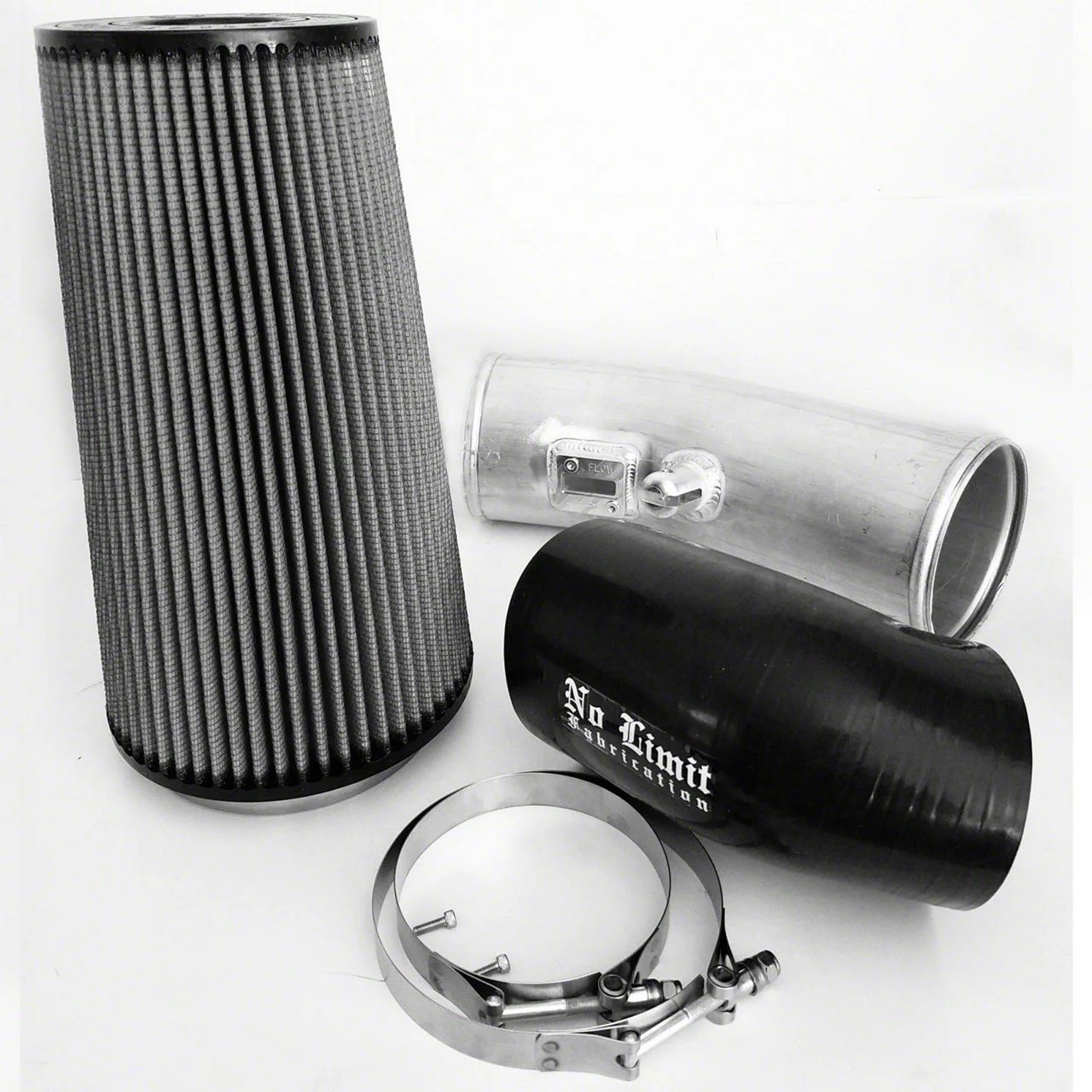 Cold Air Intake with Pro DRY S Filter; Raw (17-19 6.7L Powerstroke F-250 Super Duty)