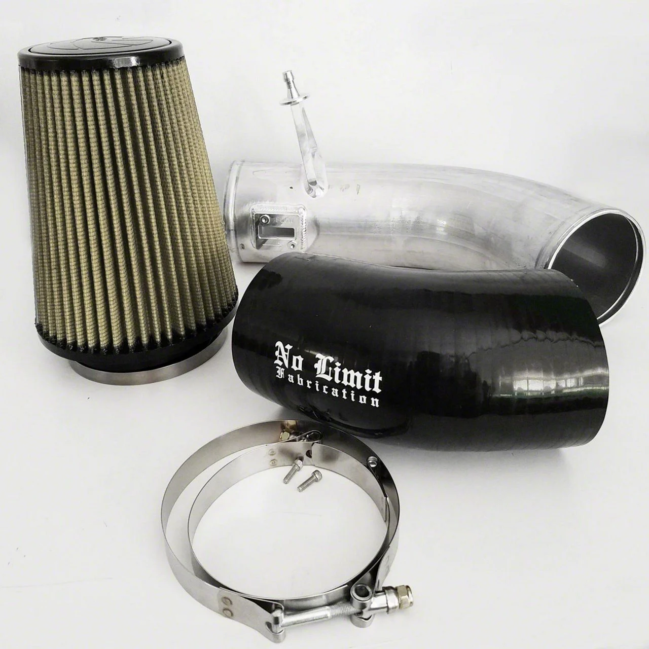 Cold Air Intake with Pro-GUARD 7 Oiled Filter; Raw (17-19 6.7L Powerstroke F-250 Super Duty)