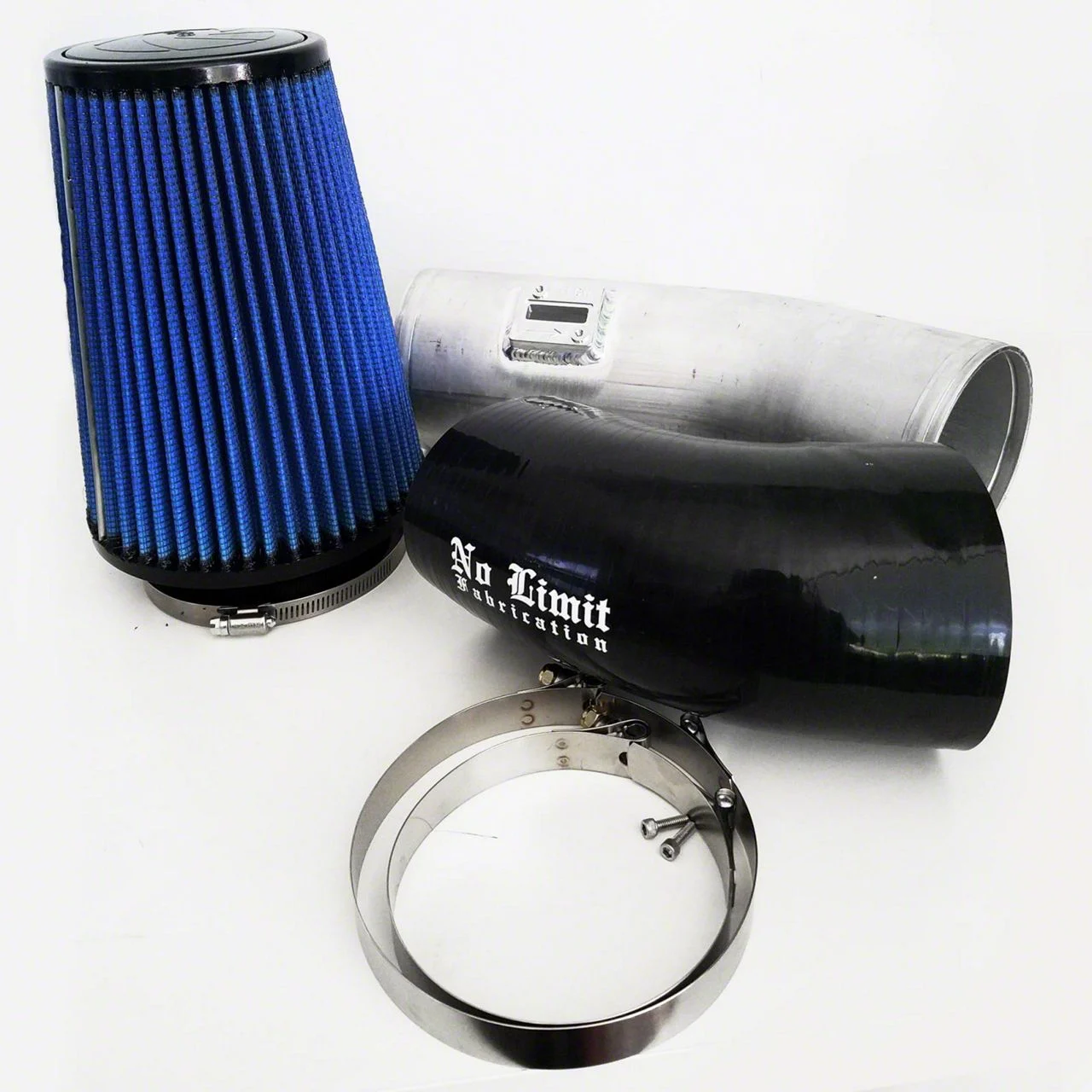 Stage 1 Cold Air Intake with Pro 5R Oiled Filter; Raw (11-16 6.7L Powerstroke F-250 Super Duty)