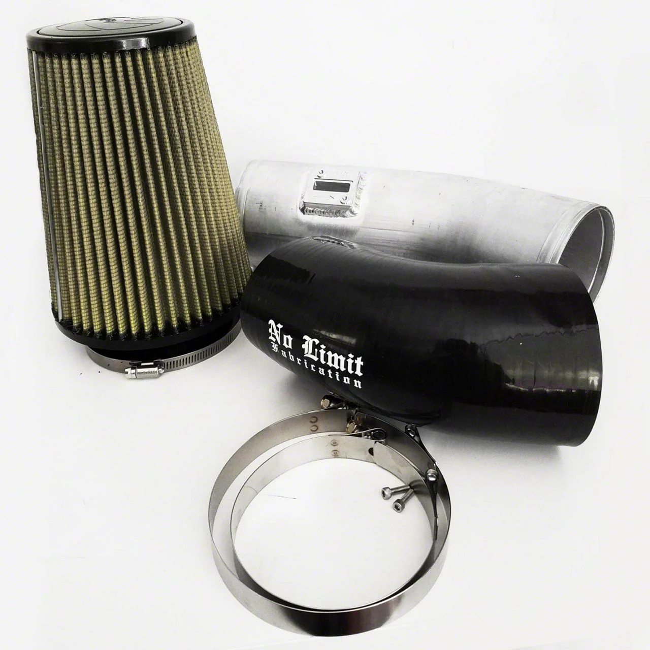 Stage 1 Cold Air Intake with Pro-GUARD 7 Oiled Filter; Raw (11-16 6.7L Powerstroke F-250 Super Duty)
