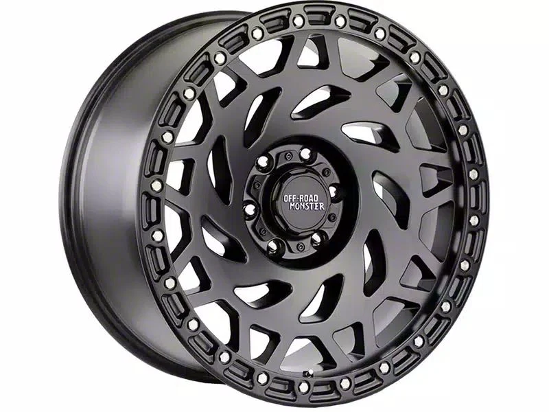Off-Road Monster M50 Gloss Black 6-Lug Wheel; 20x9.5; -12mm Offset (21-26 Tahoe)