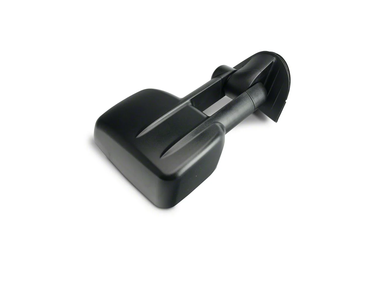 OPR Manual Foldaway Telescopic Towing Mirror; Textured Black (07-13 Sierra 1500)