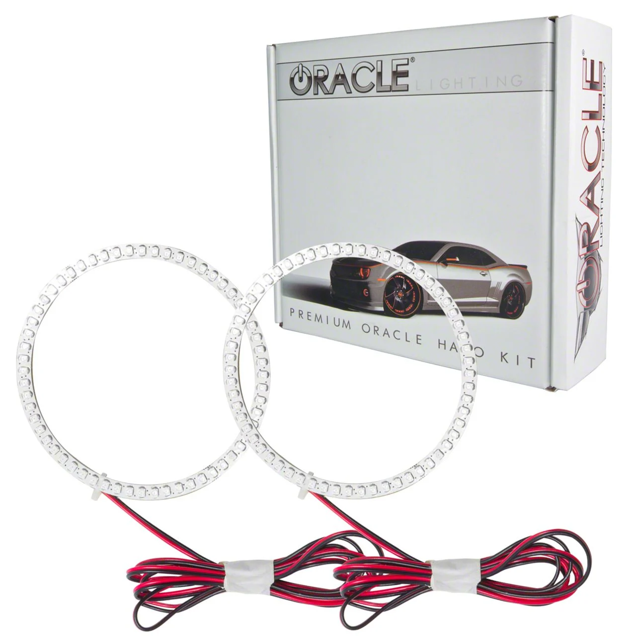 Oracle LED Halo Headlight Conversion Kit (13-18 RAM 1500 w/ Factory Halogen Projector Headlights)