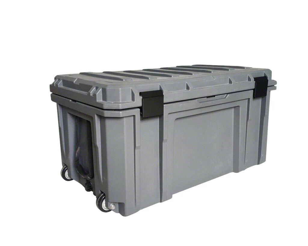 Overland Vehicle Systems 169-Quart Dry Storage Box; Dark Gray