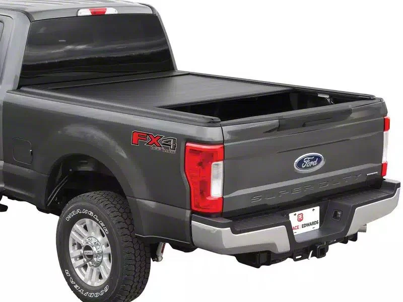 Pace Edwards UltraGroove Metal Retractable Bed Cover; Matte Black (21-26 F-150 w/ 5-1/2 & 6-1/2-Foot Bed)