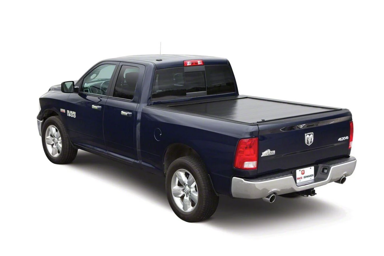 Pace Edwards Full Metal JackRabbit Retractable Bed Cover; Gloss Black (09-18 RAM 1500)