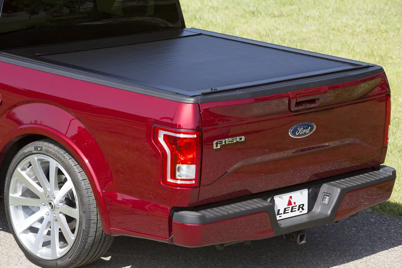 Pace Edwards JackRabbit Retractable Bed Cover; Gloss Black (15-20 F-150)