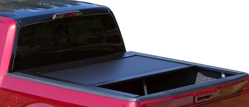 Pace Edwards JackRabbit Retractable Bed Cover with Explorer Rails; Matte Black with ArmorTek Vinyl Deck (02-08 RAM 1500)