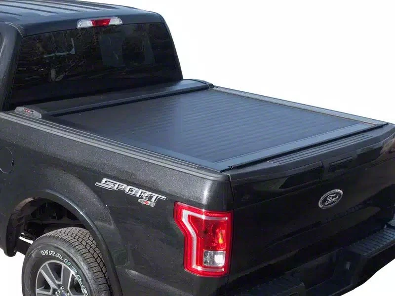 Pace Edwards SwitchBlade Retractable Bed Cover; Gloss Black with ArmorTek Vinyl Deck (19-23 Ranger)