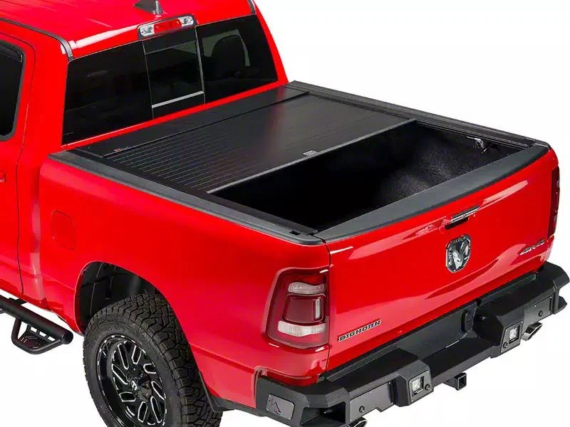 Pace Edwards BedLocker Electric Retractable Bed Cover with Explorer Rails; Gloss Black (15-19 Silverado 2500 HD)