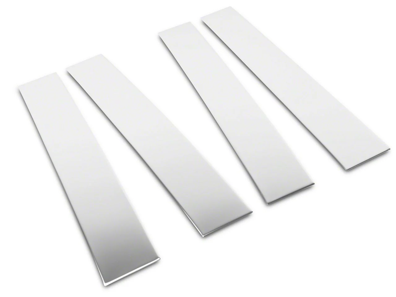 Pillar Post Trim; Stainless Steel (14-18 Sierra 1500 Crew Cab)
