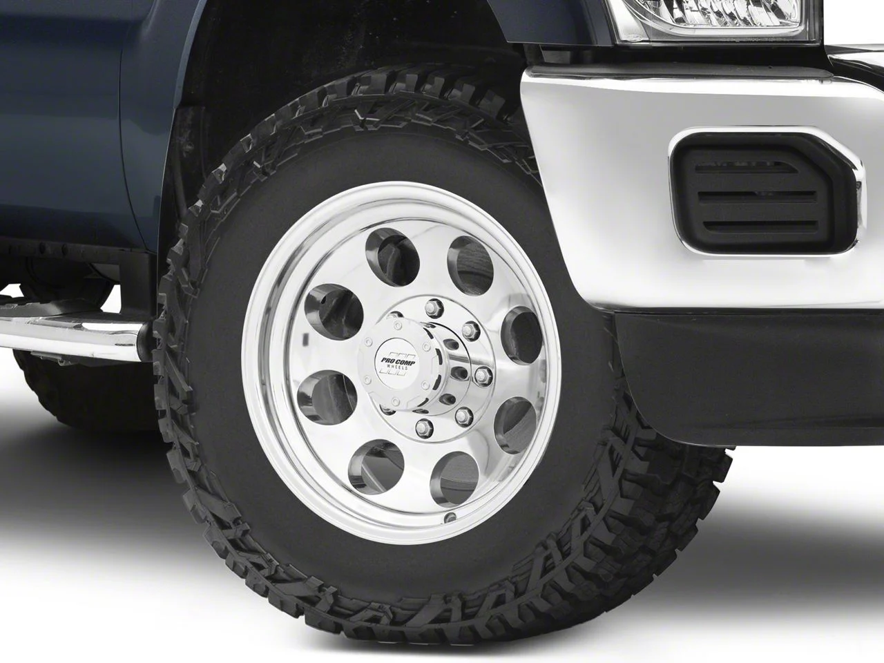 Pro Comp Wheels 69 Series Polished 8-Lug Wheel; 18x9; -6mm Offset (11-16 F-350 Super Duty SRW)