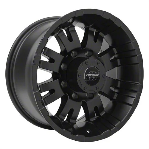 Pro Comp Wheels 01 Series Satin Black 8-Lug Wheel; 17x9; -6mm Offset (11-16 F-250 Super Duty)