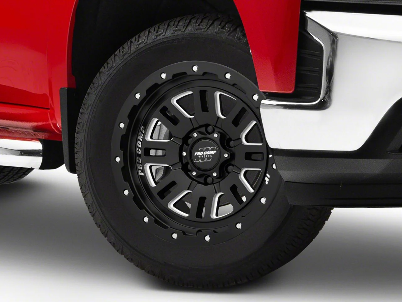 Pro Comp Wheels Cognito Satin Black Milled 6-Lug Wheel; 20x9; 0mm Offset (19-26 Silverado 1500)