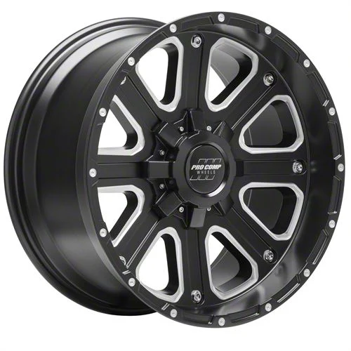 Pro Comp Wheels Axis Satin Black 8-Lug Wheel; 20x10; -18mm Offset (17-22 F-350 Super Duty SRW)