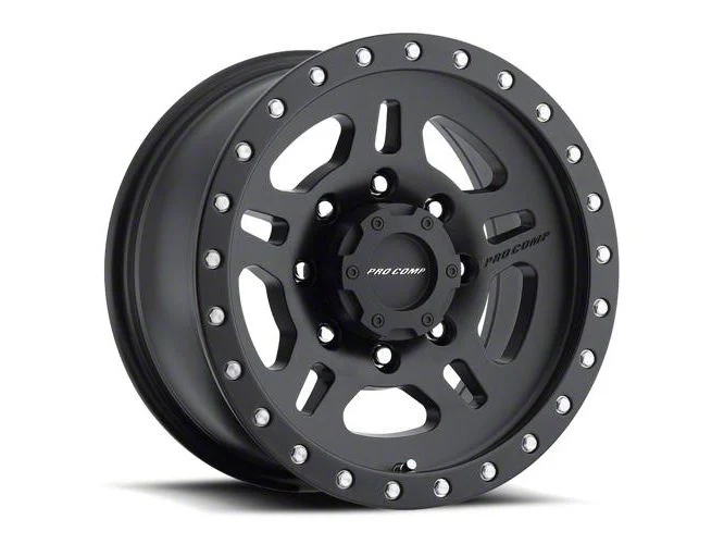 Pro Comp Wheels La Paz Satin Black 6-Lug Wheel; 17x8.5; 0mm Offset (19-26 Silverado 1500)