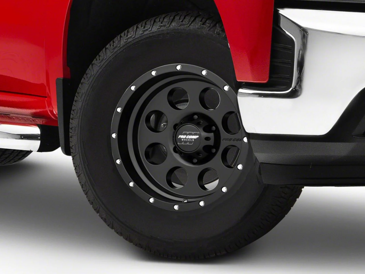 Pro Comp Wheels Proxy Satin Black 6-Lug Wheel; 17x9; -6mm Offset (19-26 Silverado 1500)