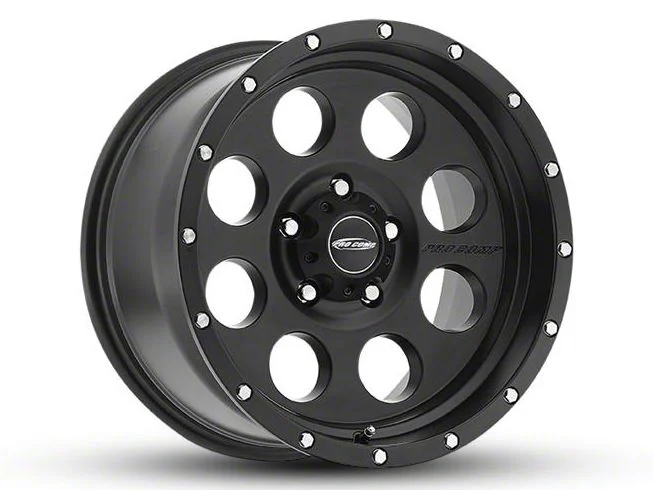 Pro Comp Wheels Proxy Satin Black 8-Lug Wheel; 17x9; -6mm Offset (06-08 RAM 1500 Mega Cab)