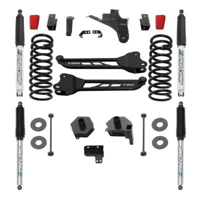 Pro Comp Suspension 4-Inch Stage II Suspension Lift Kit with Monotube Shocks (19-25 4WD 6.7L RAM 2500 w/o Air Ride)