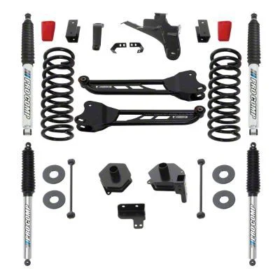 Pro Comp Suspension 4-Inch Stage II Suspension Lift Kit with Monotube Shocks (19-25 4WD 6.4L RAM 2500 w/o Air Ride)