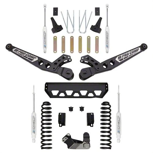 Pro Comp Suspension 4-Inch Stage 2 Suspension Lift Kit with ES9000 Shocks (17-22 4WD 6.7L Powerstroke F-250 Super Duty)