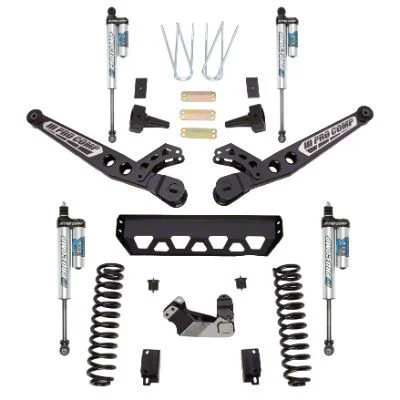 Pro Comp Suspension 4-Inch Stage II Suspension Lift Kit with Pro Runner Reservoir Shocks (17-22 4WD 6.7L Powerstroke F-250 Super Duty)