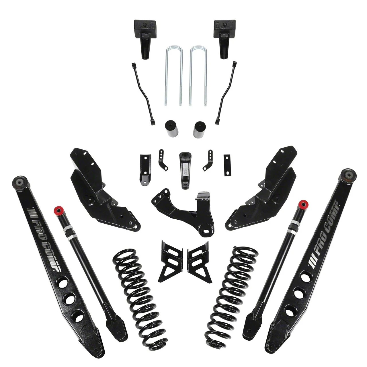 Pro Comp Suspension 4-Inch Stage III 4-Link Suspension Lift Kit (17-22 F-250 Super Duty)